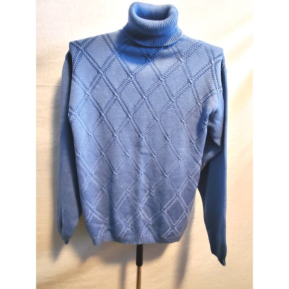 Barcode Blue Long Sleeve Sweater (L) - Picture 2 of 7